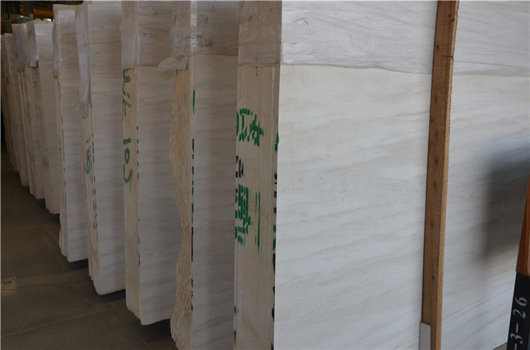 Woodstone Beige Marble Polished Surface Big Slabs Tiles Wall Cladding